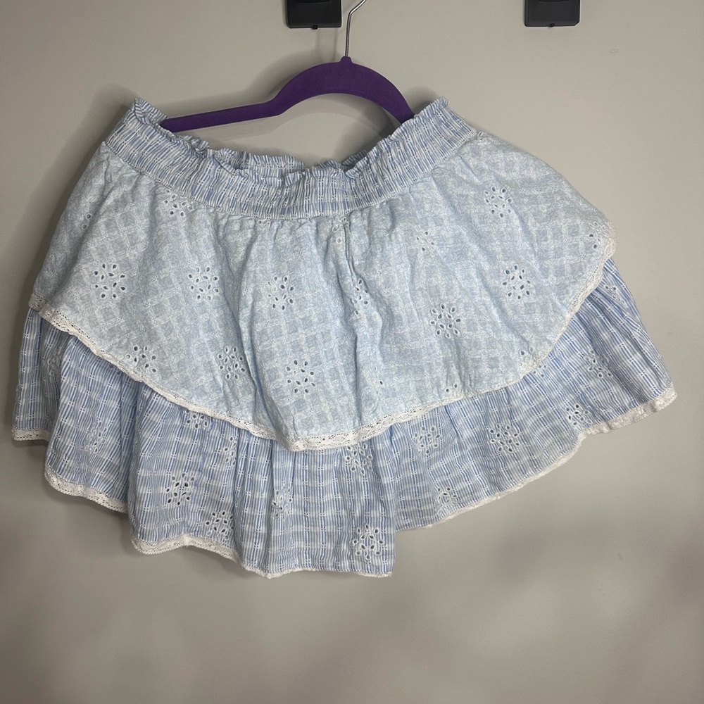 American Eagle Light Blue Layered Women's Shorts